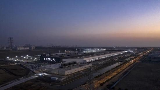 特斯拉的上海超级工厂.来源:视觉中国